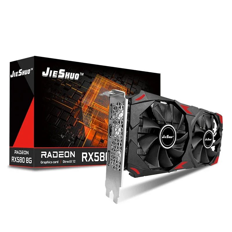 Rx 580 8Gb 2048Sp Gpu - Schede grafiche JIESHUO AMD RX 580