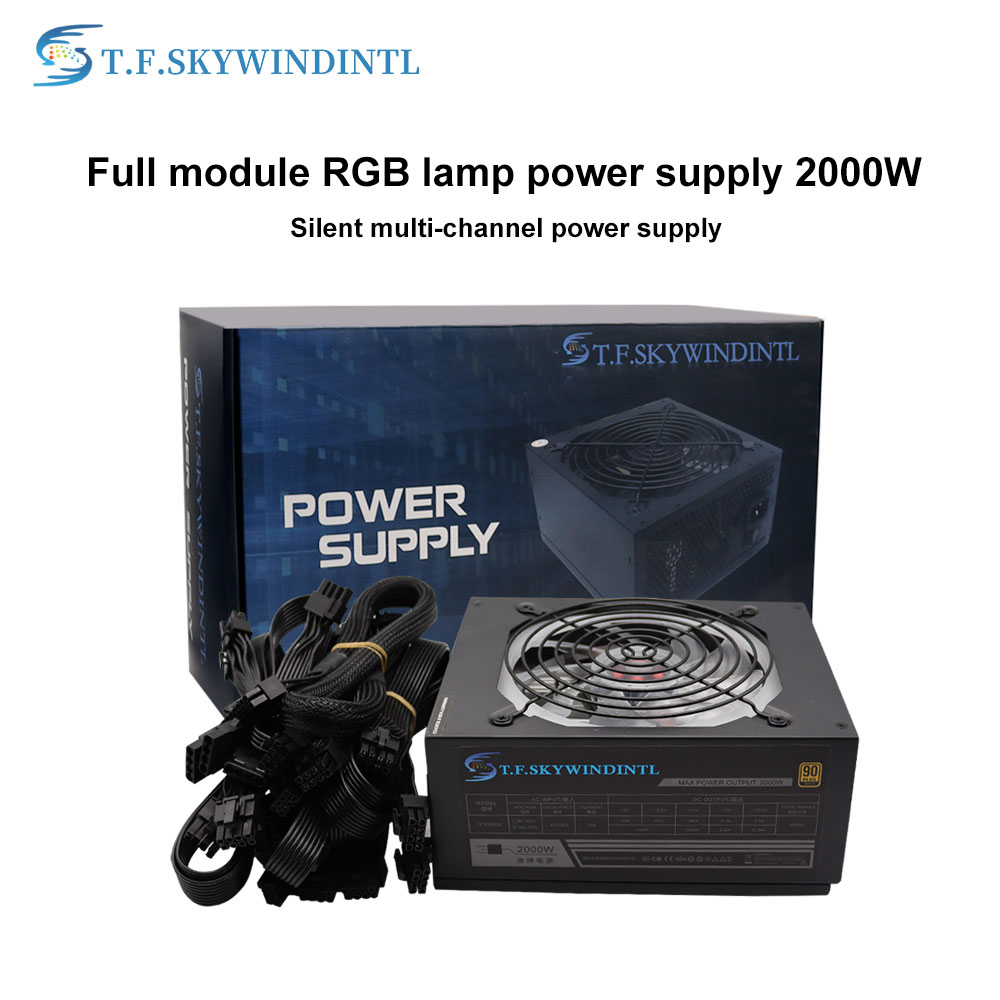 2000W Atx Mining Power Supply - 2000W RGB Full Moduler ATX alimentatore