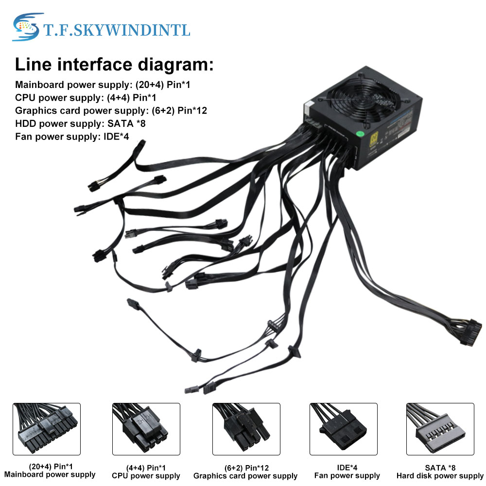 Full Moduler ATX PC Power Supp - 2000W Atx Mining Power Supply recensione e prezzo
