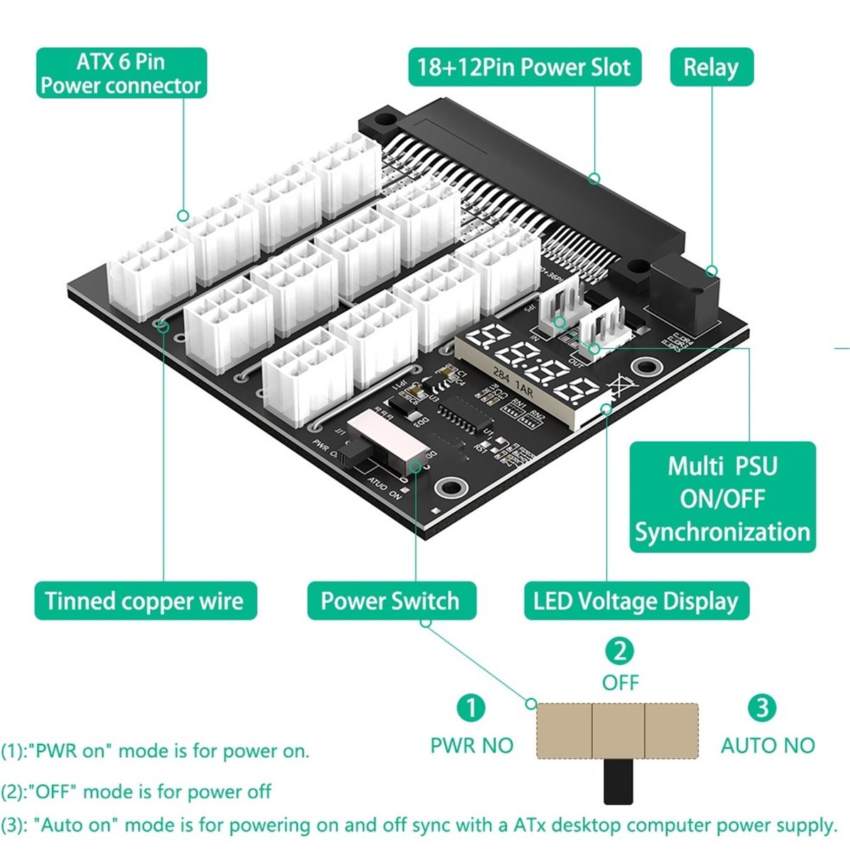 Scheda di Sincronizzazione M05 - 2400W Server Psu Breakout Board recensione e prezzo