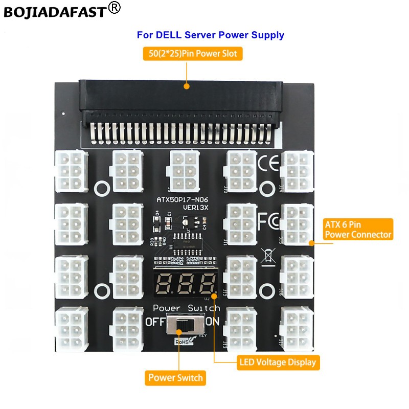 Scheda di distribuzione alimen - 2400W Server Psu Breakout Board recensione e prezzo